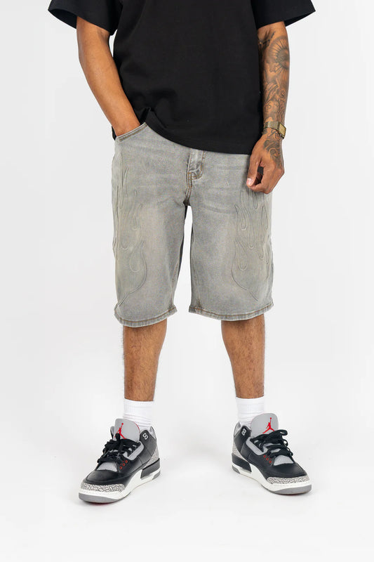 La Flame Jean Shorts